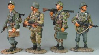 German Panzer Grenadiers on Patrol--four figures--RETIRED--LAST ONE!! #41058