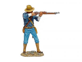 Standing Firing--single Boxer Rebellion era U.S. Marine figure standing firing. #41078