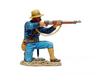 Kneeling Firing--single Boxer Rebellion era U.S. Marine figure kneeling firing. #41079