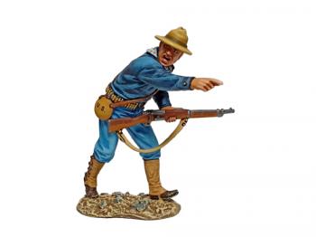 Over There!--single Boxer Rebellion era U.S. Marine figure standing and pointing. #41081