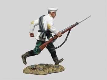 Running with Rifle (right hand only)--single Boxer Rebellion era Russian soldier figure running with rifle in right hand Running with Rifle (right hand only)--single Boxer Rebellion era Russian soldier figure running with rifle in right hand #41089