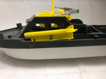 Torpedo Boat with accessories (12 inches long) sold as is - LAST TWO!  #41121