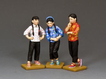 The Soong Sisters--three Hong Kong children figures #41138