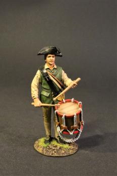 Image of Militia Drummer A, Drums Along the Mohawk--single figure--RETIRED-LAST ONE!!