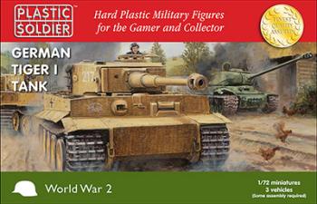 1/72nd German Tiger I Tank--makes three tank models (Red Box)--FOUR IN STOCK. 1/72nd German Tiger I Tank--makes three tank models (Red Box)--FOUR IN STOCK. #41177