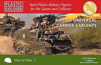 1/72nd British Universal Carrier Variants (Red Box)--makes seven Universal Carrier models--RETIRED--LAST ONE!! #41178