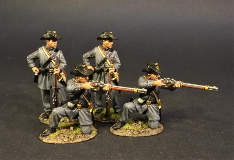 Four Infantry Skirmishing Set C, Palmetto Riflemen, 4th South Carolina ...