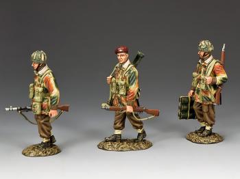 On The Road To Arnhem--three WWII British paratrooper figures--RETIRED--LAST ONE!! #41268