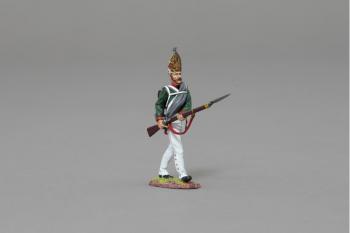 Image of Marching Pavlowski Grenadier with Rifle Lowered--single figure--RETIRED--LAST TWO!!