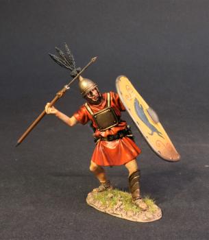 Hastatus leaning back to hurl pilum (yellow shield), The Roman Army of the Mid Republic, Armies and Enemies of Ancient Rome--single figure Hastatus leaning back to hurl pilum (yellow shield), The Roman Army of the Mid Republic, Armies and Enemies of Ancient Rome--single figure #41312