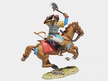 Mounted Muslim Mamluk Cavalry with an Axe--single mounted figure #41346