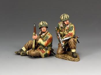 Image of Arnhem Defenders--two WWII British Para figures--RETIRED--LAST ONE!!