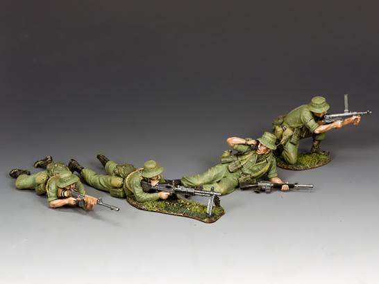  Aussies in Vietnam--The Battle of Long Tan Set #1--four figures--RETIRED--LAST ONE!!