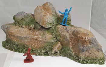 Painted Rock Formation/Hill 16 in. x 8 in. x 8 in. (L x W x H)--ONE IN STOCK. Painted Rock Formation/Hill 16 in. x 8 in. x 8 in. (L x W x H)--ONE IN STOCK. #41548