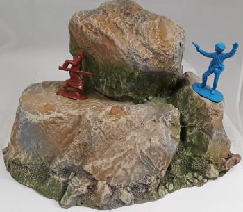 Painted Rock Formation/Hill 10 in. x 10 in. x 7 in. (L x W x H)--ONE IN STOCK. Painted Rock Formation/Hill 10 in. x 10 in. x 7 in. (L x W x H)--ONE IN STOCK. #41549