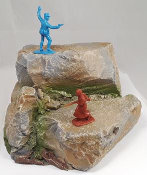 Painted Rock Formation/Hill 11 in. x 9.5 in. x 6 in. (L x W x H)--ONE IN STOCK. Painted Rock Formation/Hill 11 in. x 9.5 in. x 6 in. (L x W x H)--ONE IN STOCK. #41550