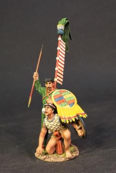 Aztec Priest with Captive, The Aztec Empire, The Conquest of America--two figures on single base Aztec Priest with Captive, The Aztec Empire, The Conquest of America--two figures on single base #41596