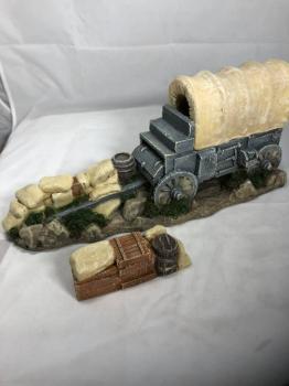 Wagon--3 Piece Diorama Set (Desert Sand color)--ONE IN STOCK. #41688