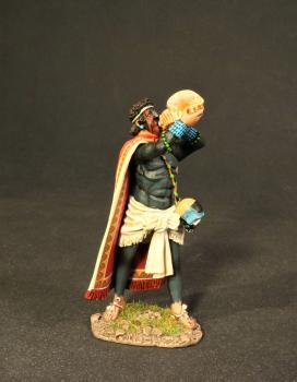 Aztec Priest with Conch Shell, The Aztec Empire, The Conquest of America--single figure Aztec Priest with Conch Shell, The Aztec Empire, The Conquest of America--single figure #41703