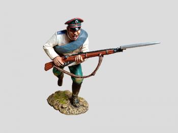Russian Rifleman Running with Gun--single figure #41729