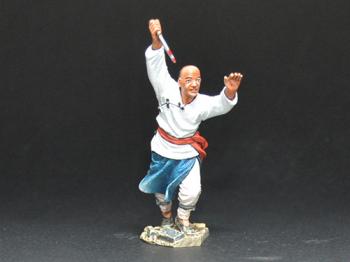 Boxer Member #2--single Chinese figure running with bloody knife overhead #41741