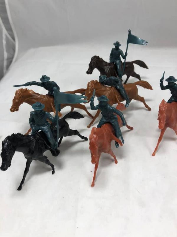 Marx Reissue Long Coat Cavalry - 6 and 6 Horses--Metallic BLUE--RETIRED ...