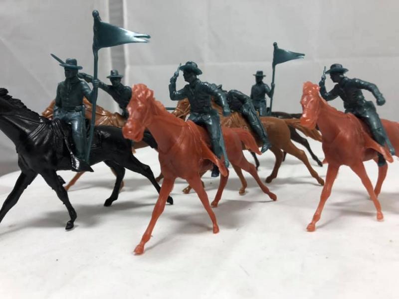 Marx Reissue Long Coat Cavalry - 6 and 6 Horses--Metallic BLUE--RETIRED ...