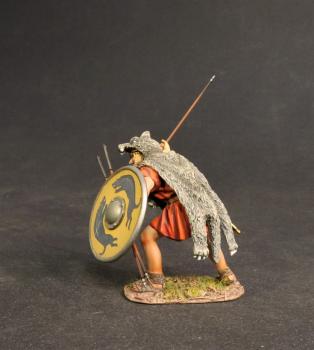 Veles (crouching behind yellow shield) #3, The Roman Army of the Mid Republic, Armies and Enemies of Ancient Rome--single figure Veles (crouching behind yellow shield) #3, The Roman Army of the Mid Republic, Armies and Enemies of Ancient Rome--single figure #41866