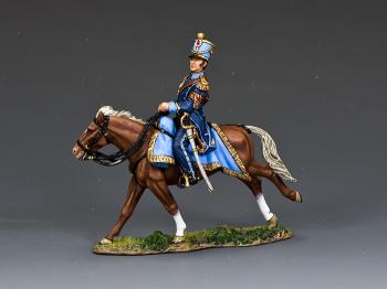 Galloping French Aide de Camp--single mounted figure Galloping French Aide de Camp--single mounted figure #41893