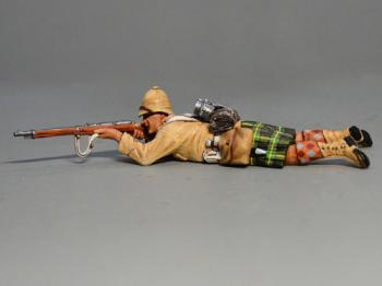 British Infantry Shooting On The Ground--single figure #41949