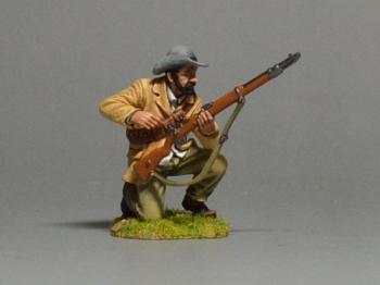 Boer Commando Kneeling For Bullets--single crouching figure Boer Commando Kneeling For Bullets--single crouching figure #41963