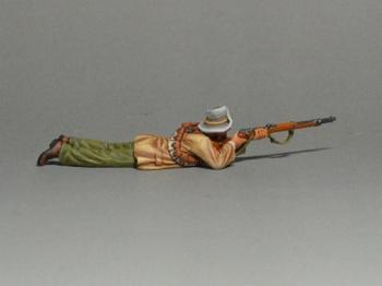 Boer Commando Shooting On the Ground--single figure lying prone Boer Commando Shooting On the Ground--single figure lying prone #41970