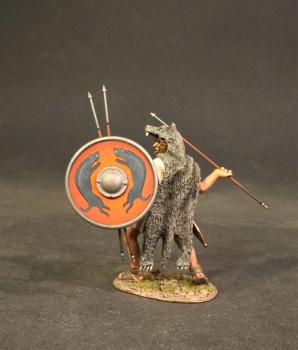 Veles (preparing to throw javelin, red shield) #5, The Roman Army of the Mid Republic, Armies and Enemies of Ancient Rome--single figure Veles (preparing to throw javelin, red shield) #5, The Roman Army of the Mid Republic, Armies and Enemies of Ancient Rome--single figure #41983