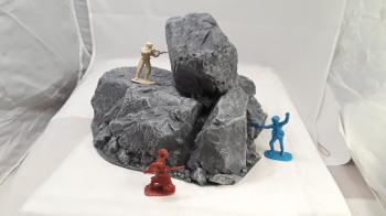 Rock Formation/Hill 10 in. x 10 in. x 7 in. Painted in Gray--TWO IN STOCK!! #0