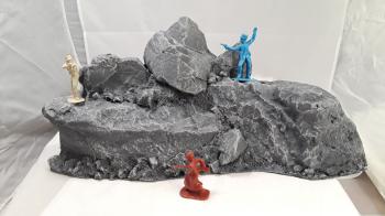 Rock Formation/Hill 16 in. x 8 in. x 8 in. Painted in Gray #42002