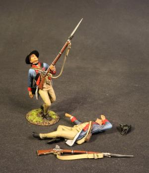 Two Wounded Line Infantry, The 2nd New Hampshire Regiment, Continental Army, The Battle of Saratoga, 1777, Drums Along the Mohawk Two Wounded Line Infantry, The 2nd New Hampshire Regiment, Continental Army, The Battle of Saratoga, 1777, Drums Along the Mohawk #42083