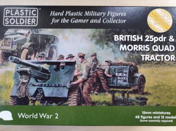 15mm 25 pdr Gun and Morris Quad Tractor--TWO IN STOCK. 15mm 25 pdr Gun and Morris Quad Tractor--TWO IN STOCK. #42100