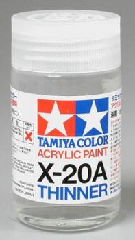 Tamiya Color Acrylic/Poly Paint Thinner X-20A 46ml #42114