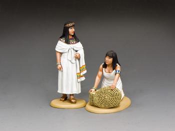 The Princess, the Maid, & The Baby--three figures on two bases #42116