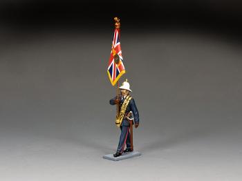 Royal Marine Officer with Queen's Colour--single figure #0