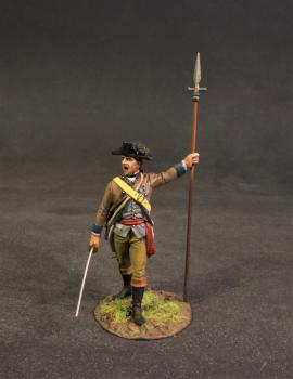 Infantry Officer, The 2nd New Hampshire Regiment, Continental Army, The Battle of Saratoga, 1777, Drums Along the Mohawk--single figure--RETIRED--LAST TWO!! #42186