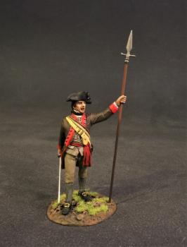 Image of Infantry Officer, 2nd Massachusetts Regiment, Continental Army, The Battle of Saratoga, 1777, Drums Along the Mohawk--single figure--RETIRED--LAST TWO!!