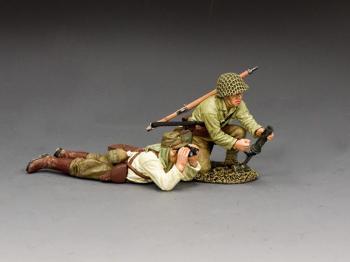 The Mortar Set--two WWII Japanese infantry figures #42301
