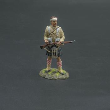 Image of Wounded Seaforth Highlander Reloading--single figure--RETIRED--LAST ONE!!