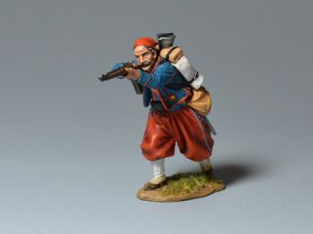 French Zouave Infantry Advancing Firing French Zouave Infantry Advancing Firing #42448