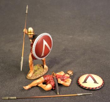 Spartan Warriors (4pcs), The Spartan Army, The Peloponnesian War, 431-404BCE, Armies and Enemies of Greece and Macedonia Spartan Warriors (4pcs), The Spartan Army, The Peloponnesian War, 431-404BCE, Armies and Enemies of Greece and Macedonia #42502
