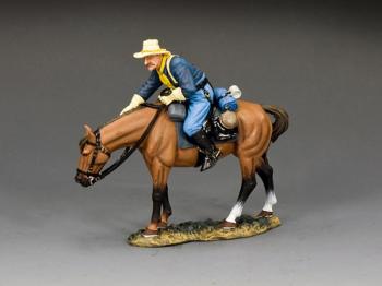 Trooper Leaning Forward--single mounted John Ford Cavalry figure #42542