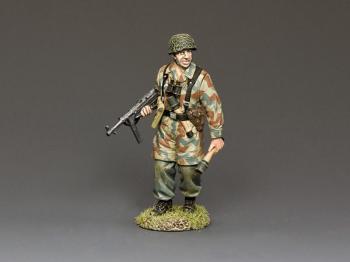 Image of Fallschirmjager with MP40 & Grenade--single figure