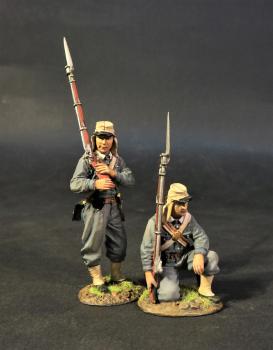 Two Liberty Hall Volunteers #2, 4th Virginia Regiment, First Brigade, The Army of the Shenandoah, First Battle of Manassas 1861, The American Civil War 1861-1865--two figures--RE-RELEASED. Two Liberty Hall Volunteers #2, 4th Virginia Regiment, First Brigade, The Army of the Shenandoah, First Battle of Manassas 1861, The American Civil War 1861-1865--two figures--RE-RELEASED. #42871