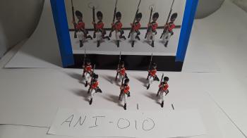 ANI Toy Soldiers--6 British Grenadier Infantry Kneeling Ready w/2 Broken Bayonet--RETIRED--LAST ONE!! ANI Toy Soldiers--6 British Grenadier Infantry Kneeling Ready w/2 Broken Bayonet--RETIRED--LAST ONE!! #42929